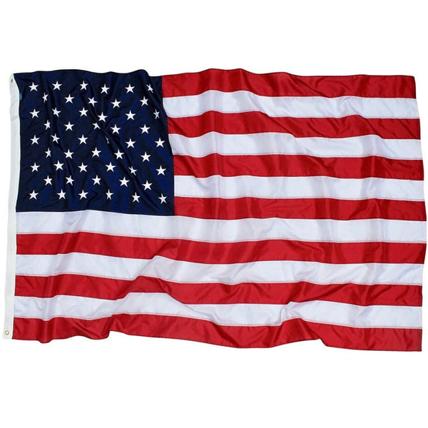 5x8 Ft American Flag Heavy Duty Outdoor Nylon 100% Made in USA ...