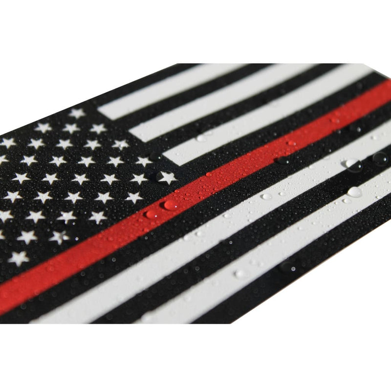 Thin Red Line Flag Decal In Support Of Firefighters And Emts Finelineflag 